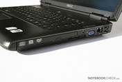 Dell Vostro 1500 Aansluitingen