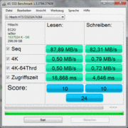 AS HDD test.