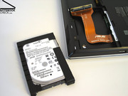 De Eee PC 1002HA is uitgerust met een 5400rpm 160GB harde schijf van de bekende fabrikant Seagate.