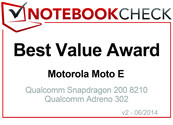 Beste Prijs/Kwaliteit in Juni 2014: Motorola Moto E