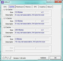 Systeeminformatie CPUZ Cache