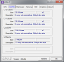 Systeem info CPUZ Cache