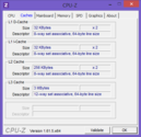 System info CPUZ Cache