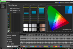 CalMAN - ColorChecker (post-kalibratie)