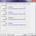 Systeeminformatie CPUZ cache