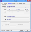 Systeeminformatie CPUZ Mainboard