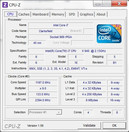 Systeeminfo CPUZ CPU