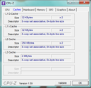 Systeeminformatie CPUZ Cache