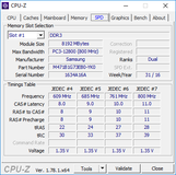 CPU-Z RAM SPD