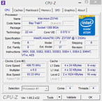 CPUZ CPU Informatie