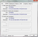 Systeeminformatie CPUZ Cache