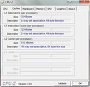 Systeeminformatie CPUZ Cache