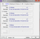 Systeeminformatie CPUZ cache