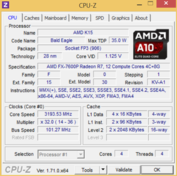 System info: CPU-Z CPU