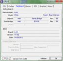 Systeeminfo CPUZ Mainboard