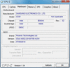 Systeem informatie CPUZ Moederbord