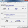 Systeeminformatie CPUZ Moederbord