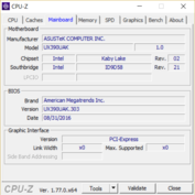 System info: CPU-Z Motherboard