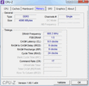 Systeeminformatie CPUZ RAM