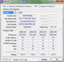 Systeeminfo CPUZ RAM SPD