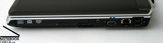 Dell Inspiron 1520 Aansluitingen