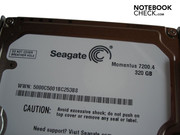Beide harde schijven komen van Seagate en hebben een capaciteit van 320GB per stuk