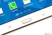 De thuisknop heeft ook een vingerafdrukscanner.