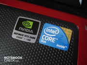 Nvidia Geforce GTX 260M en Intel Core 2 Duo T9550