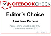 Keuze van de Redactie in December 2013: Asus New PadFone