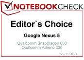 Keuze van de Redactie in November 2013: Google Nexus 5