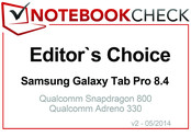 Editor's Choice in April 2014: Samsung Galaxy Tab Pro 8.4
