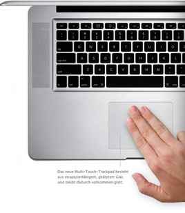 Uitstekend Glass - Touchpad (foto van Apple)