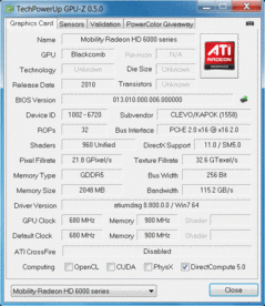 GPUZ: GPU info