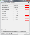 GPU Temperatuur zonder belasting