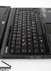 De Compaq 6910 beschikt over een toetsenbord met duidelijke indeling.