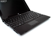 Zoals gebruikelijk voor een zakelijke netbook, is ook de Mini 5101 uitgevoerd met een stabiele metalen behuizing.