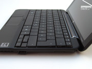 Dit is, volgens HP, 92% van de groote van een normaal notebook toetsenbord, en kan daarom erg comfortabel gebruikt worden.
