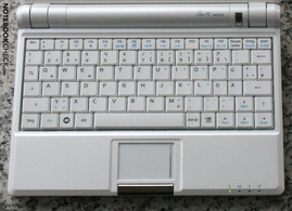 Toetsenbord van de Eee PC