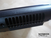 Ventilateruitgang van de grafische kaart aan de achterkant