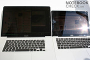 Het design van de 17" is duidelijk een vergroting van de MacBook.