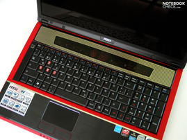 MSI GT725 toetsenbord