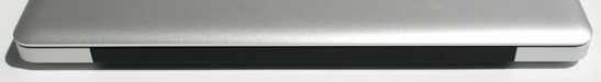 Achterkant: WLAN en Bluetooth antennes onder het zwarte cover