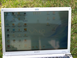 Sony Vaio VGN-SR41M/S buitenshuis
