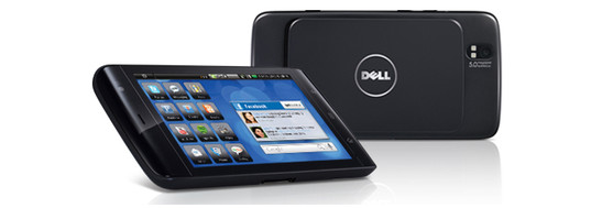 De Dell Streak is ook beschikbaar in zwart