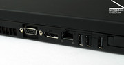De Thinkpad W500 heeft een nieuwe digitale display poort, alsook 3 directe USB poorten.