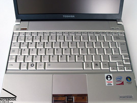 Toetsenbord van de Toshiba Portégé R500 Sublaptop