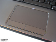 Het gladde touchpad heeft een prettig formaat,