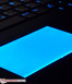 Het touchpad is bijna iets te verlicht