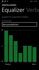 Er is ook een equalizer.