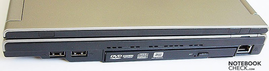 Toshiba Tecra M9 aansluitingen
